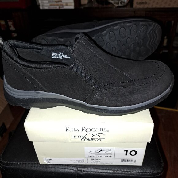 Kim Rogers Ultra Comfort Ryka Style Slip On Suede Sneakers - Picture 1 of 6